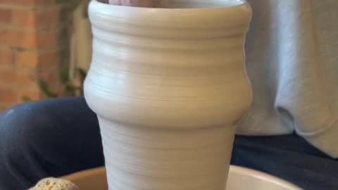 I can’t believe this kinda worked #pottery #asmr #satisfying