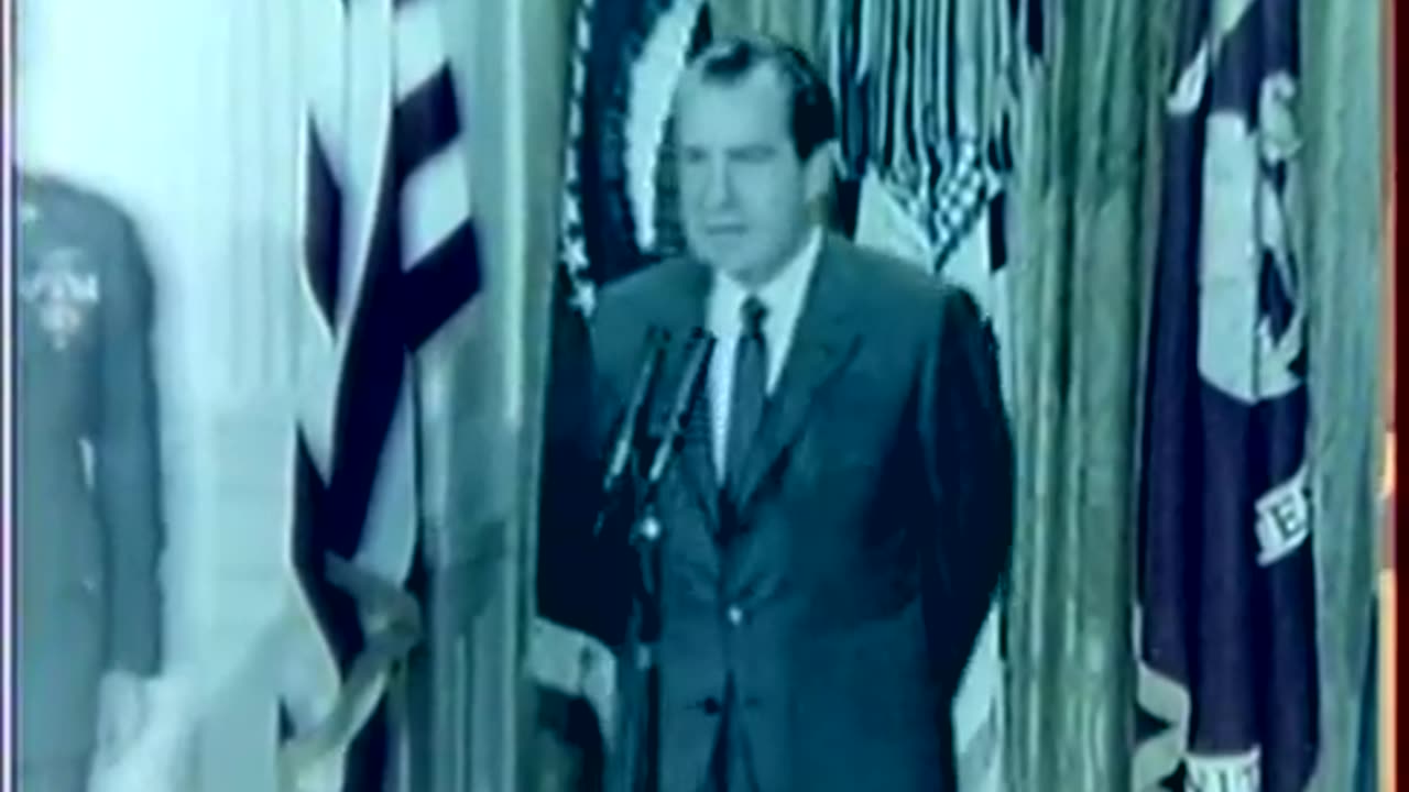 Medal of Honor presentation by Nixon