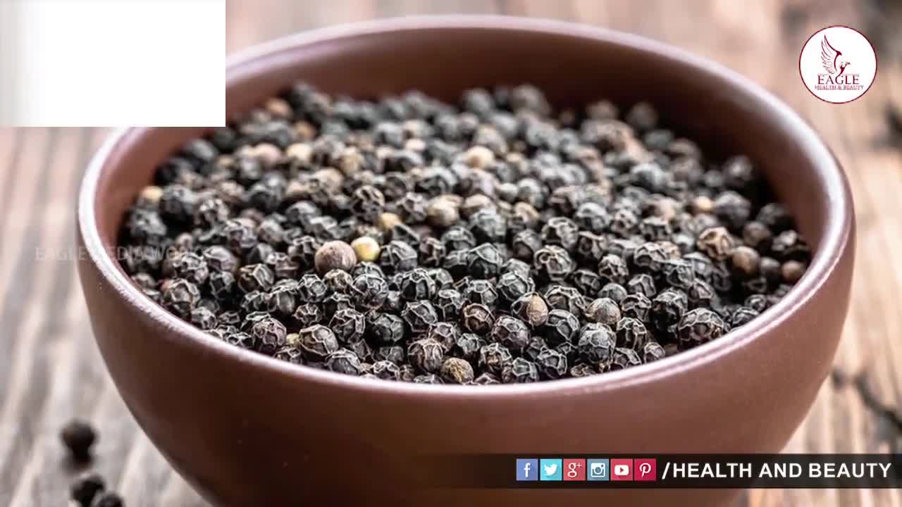 Health benefits with black pepper