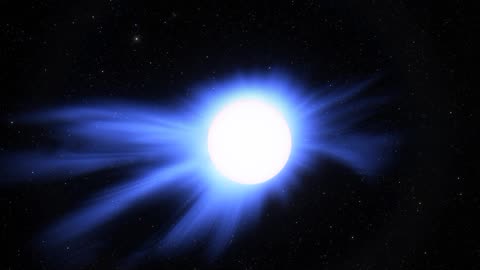 Blue Stars in Space