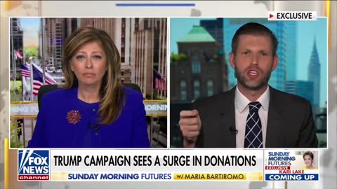 Eric Trump Reveals INSANE Amount Of Money Still Pouring Into Trump Campaign (VIDEO)