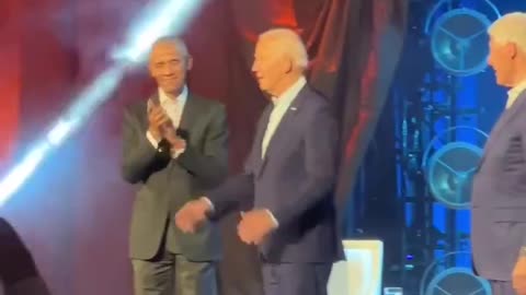 The 3 Stooges Aka Actors~ Biden Obama & Clinton 🤪In NYC !