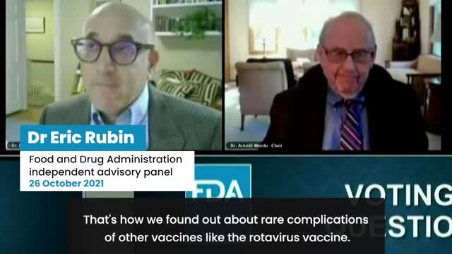 FDA Panel "We're never going to learn about how safe this vaccine is unless we start giving it!