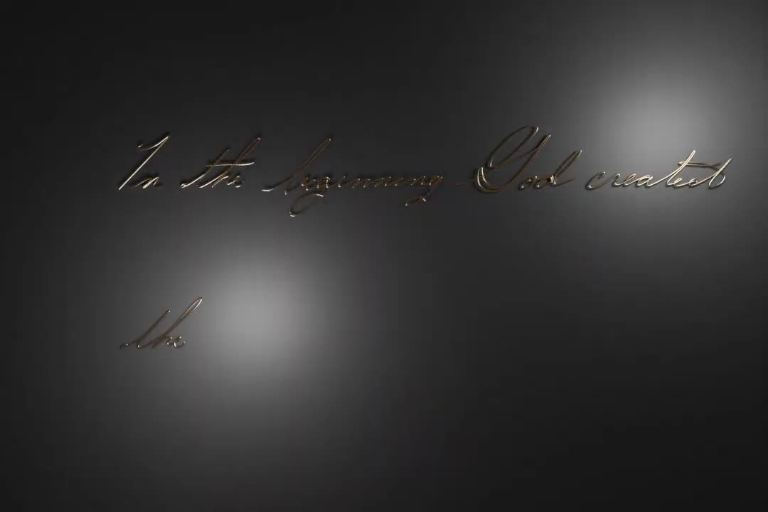 In the Begininng - Matching the speaker's voice to their handwriting