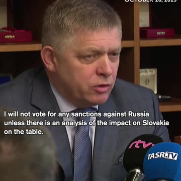 Slovakia´s PM Robert Fico: I will support ZERO military aid to Ukraine