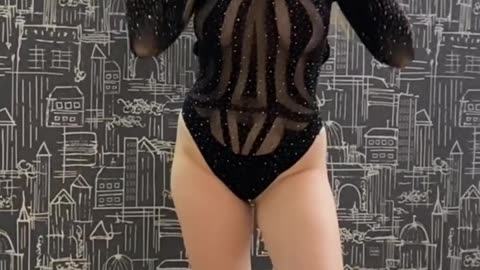 Try on black bodysuits