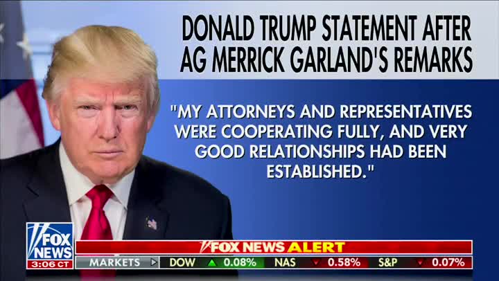 Trump Gives SPIRITED Response To AG Garland After Raid