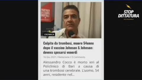 Reazioni avverse al siero genico... orrore 73 compilation