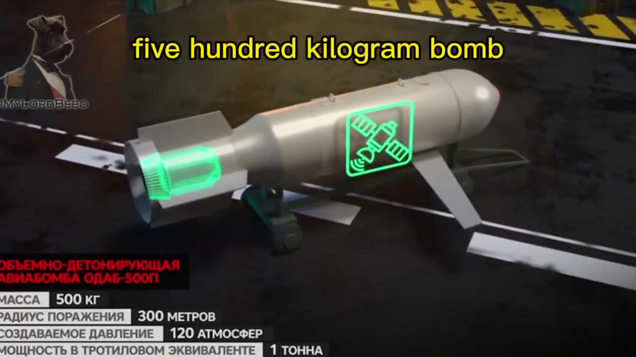 Russia started using 500kg vacuum guided bombs with jet engines.