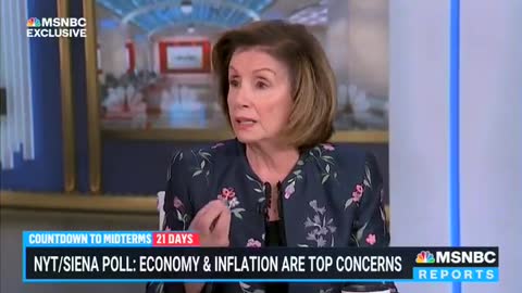 Pelosi Doesn't Think Americans Care About Crime And Inflation