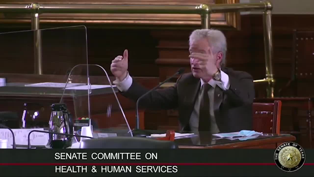 Peter McCullough, MD testifies to Texas Senate HHS Committee