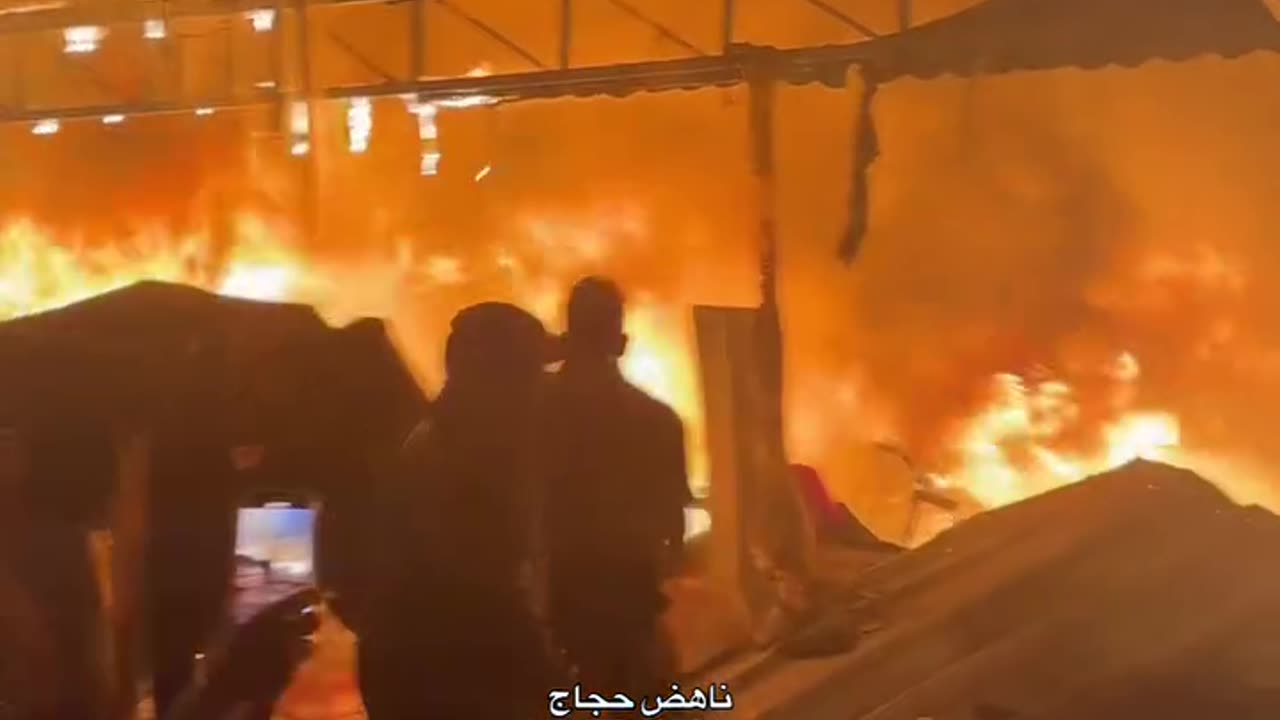 In yet another massacre, Israeli forces bombed the tents of displaced Palestinians