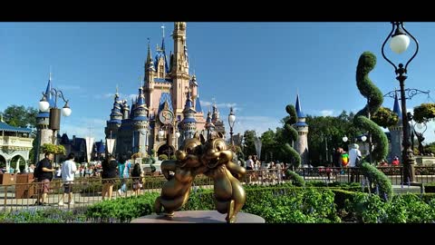 Magic Kingdom Ferry Ride and Main Street and the Castle