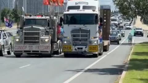 Australian Convoy rolling in