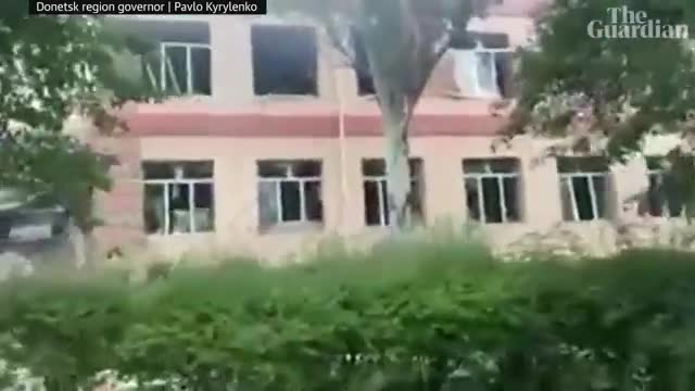 Ukraine_ Footage shows Kramatorsk school in ruins after Russian strike