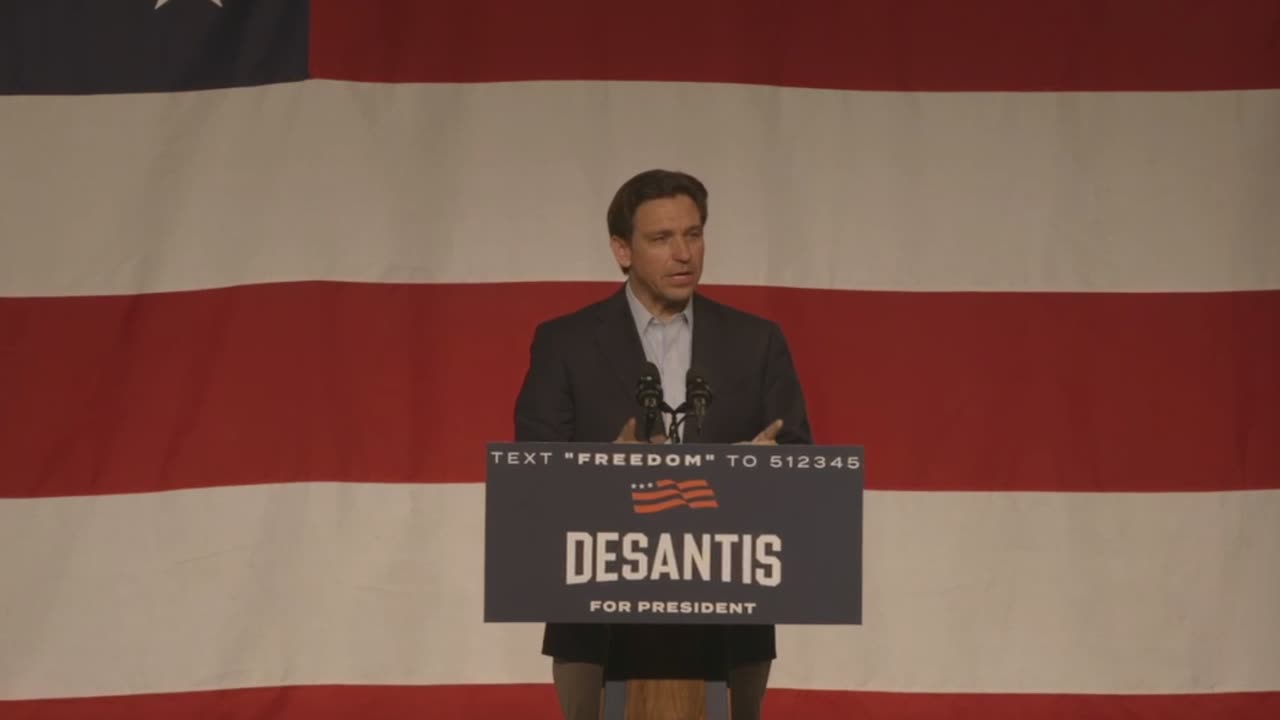 Gov. DeSantis: "DC doesn't produce much of anything besides mountains of debt and loads of hot air."