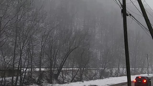 Beautiful Snow in Welch, WV