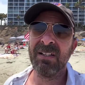 Pathetic Liberal Throws Fit After Seeing American Flags On Beach