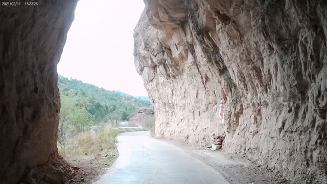 Odd tunnel between Creel and Urique Mexico