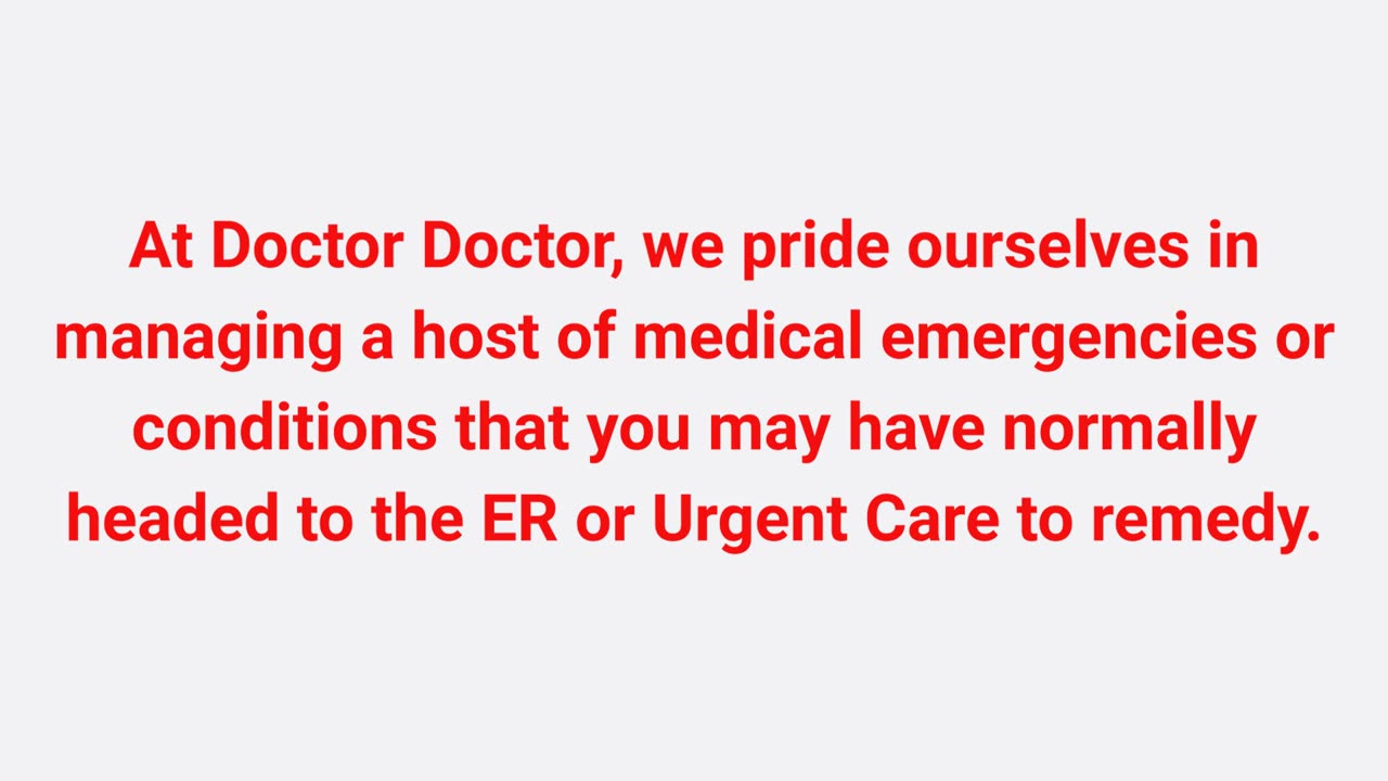 Doctor Doctor - Urgent Care in Solana Beach, CA