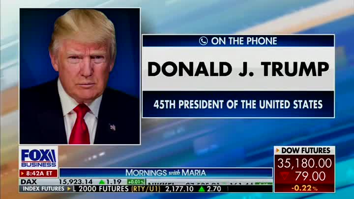 President Trump lets the cat out of the bag...