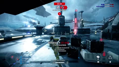 SWBF2 2017: Instant Action Mission (Attack) Separatist Kamino Gameplay