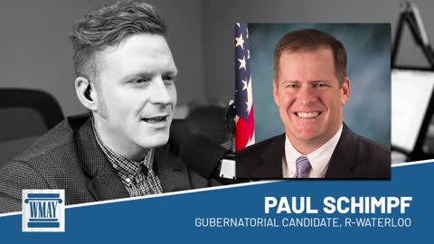 Republican gubernatorial candidate Paul Schimpf provides campaign update