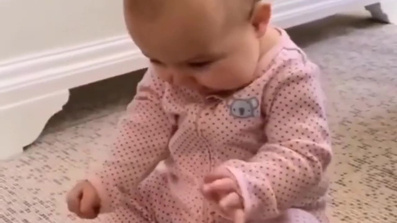 funniest baby getting super angry #donot forget to subscribe