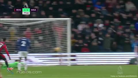 Bournemouth vs West Brom 2-1 all goals 2018.03.17