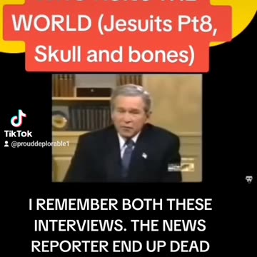 Bush & Kerry asked about Skull & Bones