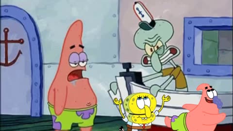 SpongeBob And Patrick Are Pretending To Be Imposters While Squidward Gets Frustrated