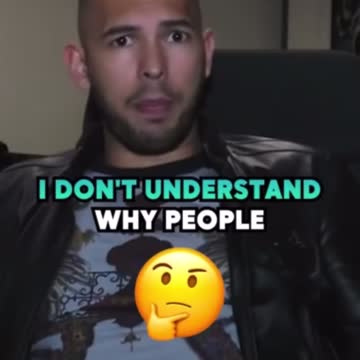 andrew tate - depressed people are obsessed