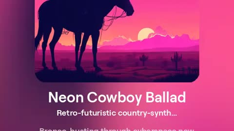 Neon Cowboy Ballad