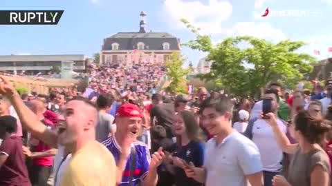 Reakcije francuskih navijača na golove