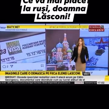Oana Lasconi, fiica Elenei Lasconi, a fost la Moscova si admira Rusia in 2016