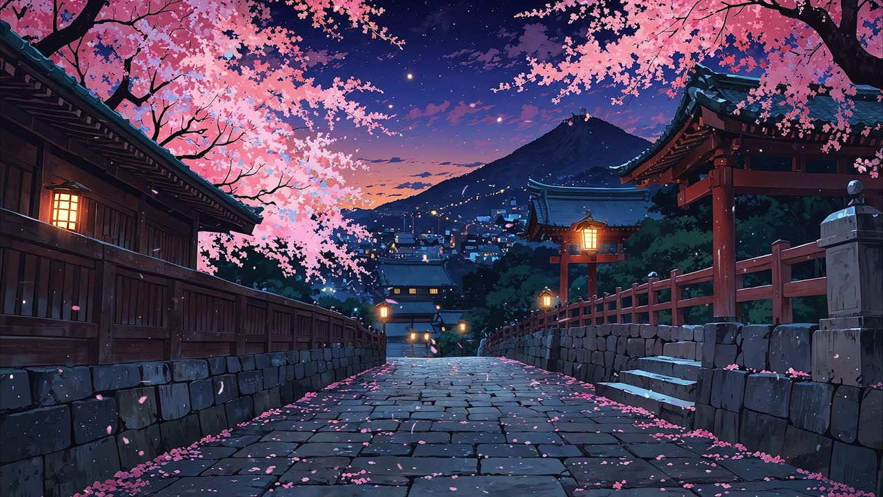 Cherry Blossom Road 🌸 | Chill Lo-Fi Beats for Study