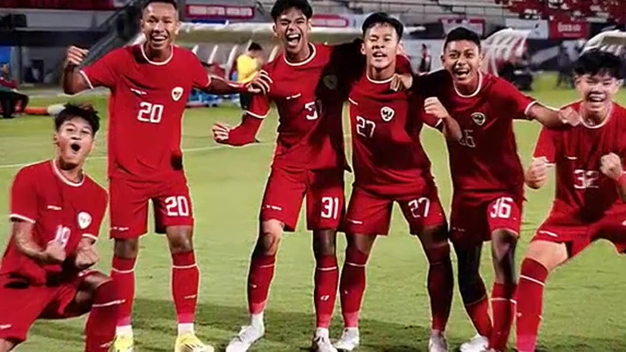 Timnas Indonesia dipastikan lolos Piala Asia u17 2025🔥