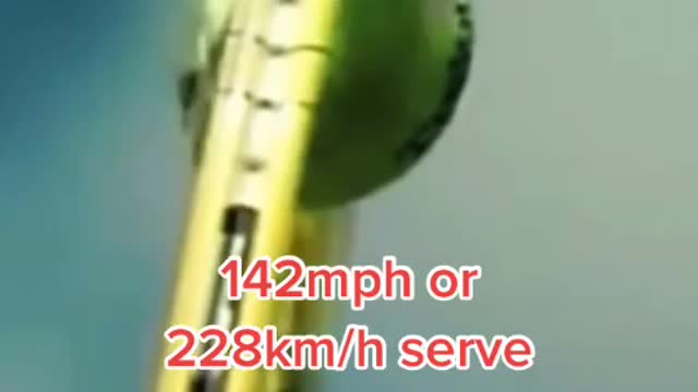 Howa142mphserveracquethittingaballlookslike