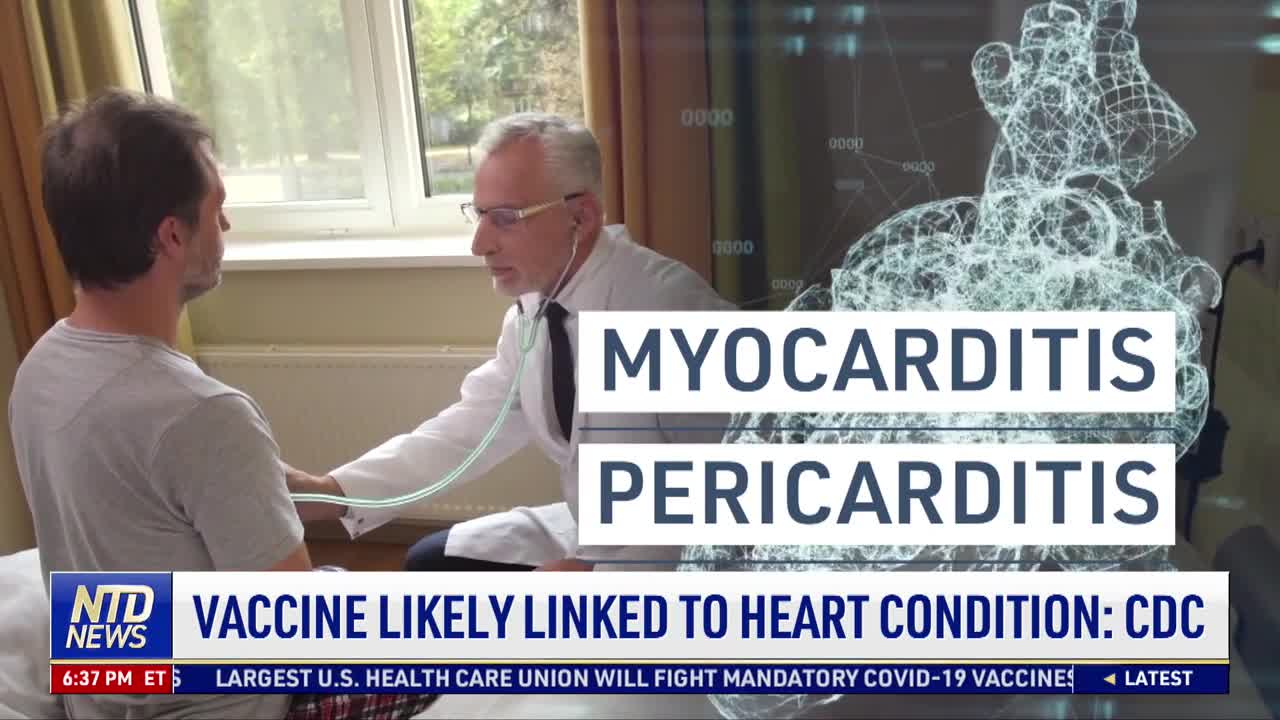 Vaccine Likely Linked to Heart Condition: CDC