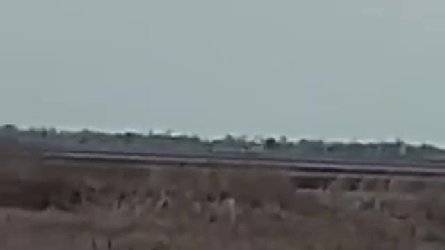 BREAKING... Ukrainian army shoots down a Russian army plane in Kherson