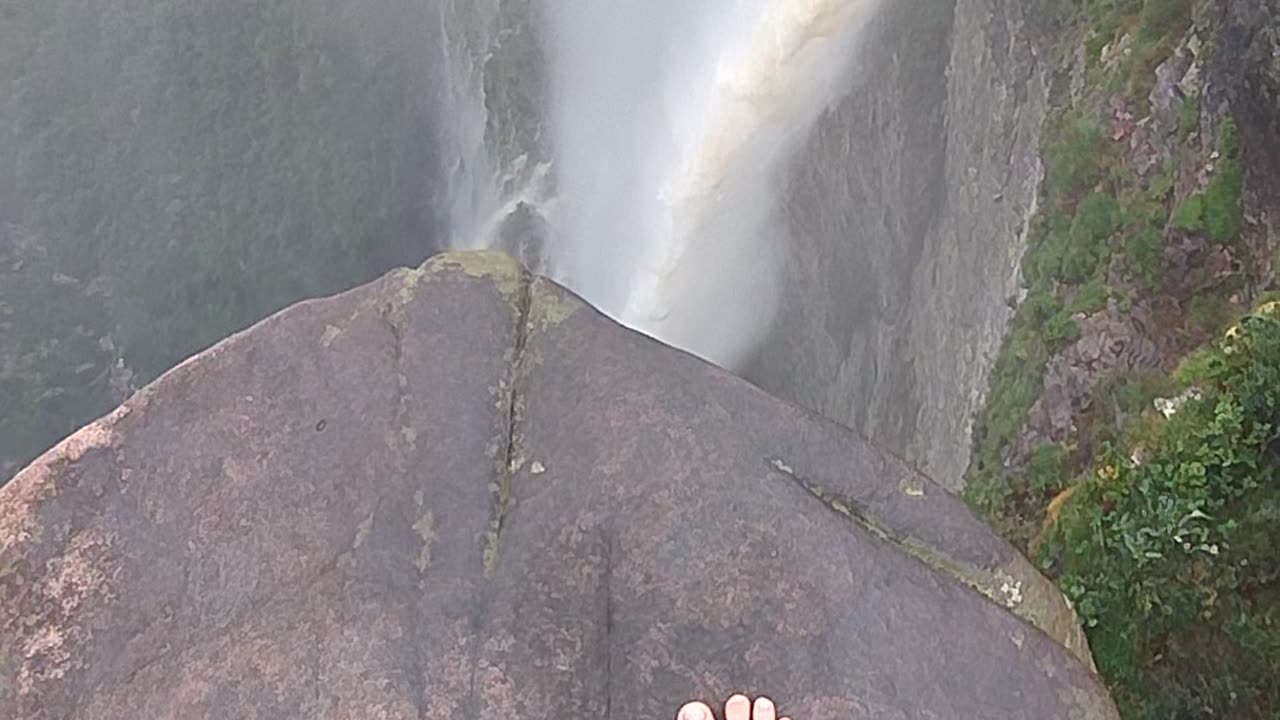 Stunning View of the Cachoeira da Fumaca Waterfall