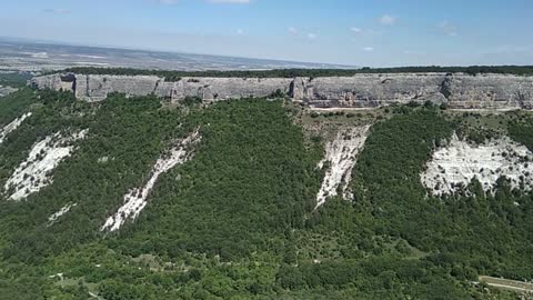 Panorama from the mountain of Crimea