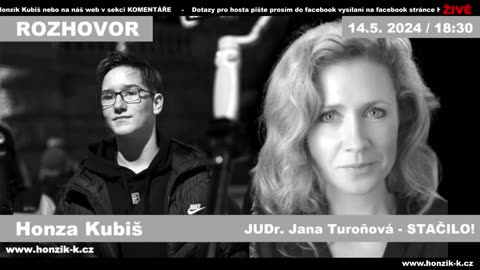 14.5.2024 Rozhovor Honza Kubiš s JUDr. Jana Turoňova - STAČILO!