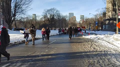 Raw Recording: DT Toronto Trucker Protest Pt 12