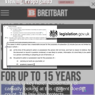 Fact Check: UK Law Does NOT Impose 15-Year Sentence For 'Simply Viewing' Propaganda
