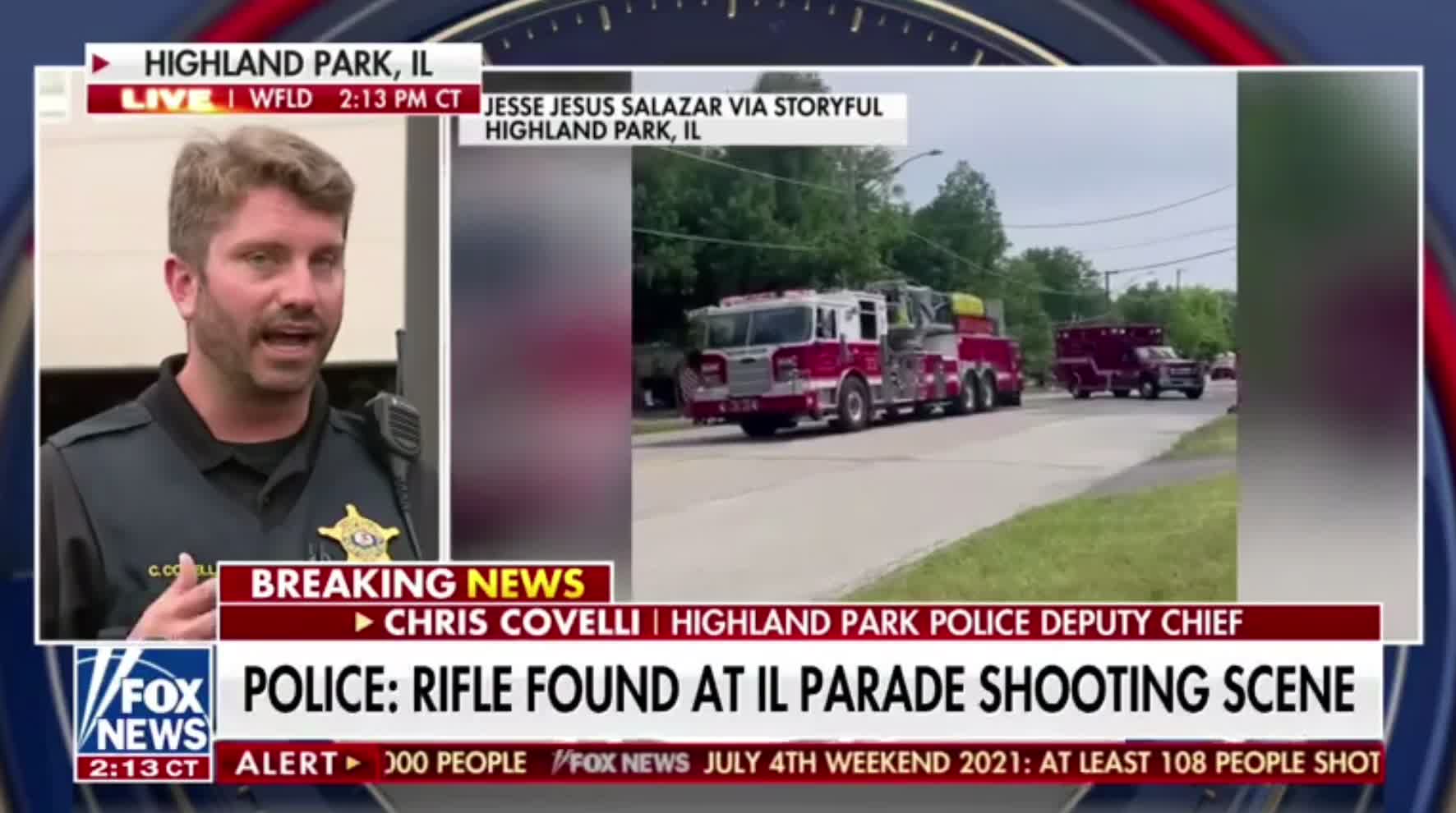 Highland Park Police Deputy Chief: "What I'll say right now is it was a high-powered rifle."