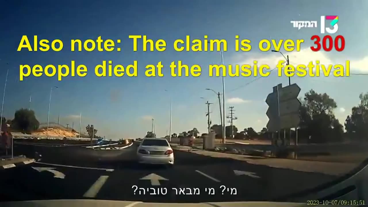 Israel Gaza War RARE Nova Music Festival Attack Footage pt5