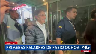 Primeras palabras de Fabio Ochoa tras quedar en libertad: dice no arrepentirse de lo que hizo