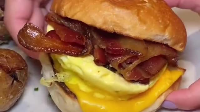 Bacon and Egg Burgers