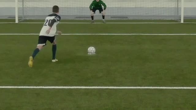 Beautiful goal from the penalty spot